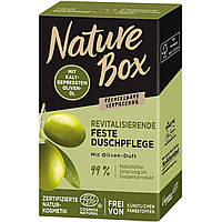 Твердий гель для душу Nature Box 100г Оливка