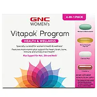 Комплекс для здоровья женского организма, Women's Vitapak Program, Health Wellness, GNC, 30 пакетов