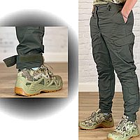Демисезонные брюки тактические рипстоп олива камуфляж, Тактические штаны rip stop олива mist