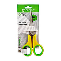 Канцелярські ножиці №5 Scissors "C" 89466, 14 см Жовтий