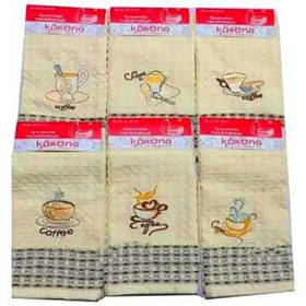 Рушник кухонний вафельний 25х50см СНТ47