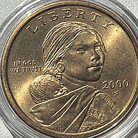 Монета США 1 долар, 2000 года, Мітка монетного двору "P" - Філадельфія