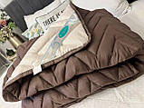 Ковдра літня стьобана двоспальна на холофайбері (різні кольори), фото 6