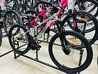 Горный велосипед с заниженной рамой Crosser Martin 24" рама 11.5" оборудование Shimano дисковые тормоза