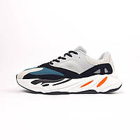 ADIDAS чоловічі Adidas Yeezy boost 700 Wave Runner Сірі з чорним та зеленим 43 m sale