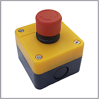 Пост кнопочный XB2-B164H29 грибок СТОП с фиксацией поворотный 1NC красный