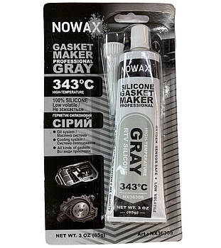 Герметик автомобільний NOWAX 85 г сірий