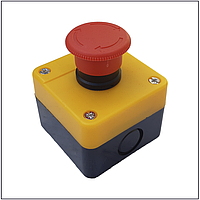 Пост кнопочный XB2-J174 грибок СТОП с фиксацией поворотный 1NC красный