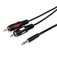 Аудио-кабель Atcom (10810) mini-jack 3.5мм(M)-2xRCA(M) 0.8м пакет PK, код: 6703696