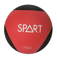 Медбол (слембол) 7 кг для кроссфита SPART м'яч гімнастичний, медичний, обважений
