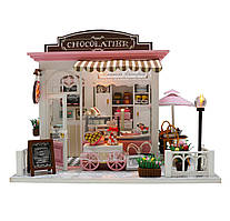 Ляльковий будиночок 3D Румбокс CuteBee DIY DollHouse Шоколадниця (V357SD)