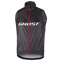 Жилет спортивный для велоспорта Ghost Factory Racing Vest BLK/RED/WTE - L веложилетка униекс лучшая цена с