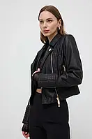 Urbanshop com ua Куртка Marciano Guess жіноча колір чорний перехідна РОЗМІРИ ЗАПИТУЙТЕ