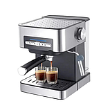 Кавомашина Crownberg CB-1566 з капучинатором напівавтомат 1000 Вт, фото 4