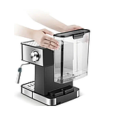 Кавомашина Crownberg CB-1566 з капучинатором напівавтомат 1000 Вт, фото 3