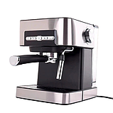 Кавомашина Crownberg CB-1566 з капучинатором напівавтомат 1000 Вт, фото 5