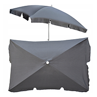Зонтик садовый Jumi Garden 200х130 см серый лучшая цена с быстрой доставкой по Украине