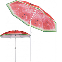 Зонтик садовый Jumi Garden 180 см красный лучшая цена с быстрой доставкой по Украине