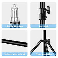 2,8 м Студійна стійка Puluz PU3058 для обладнання до 4 кг, фото 5