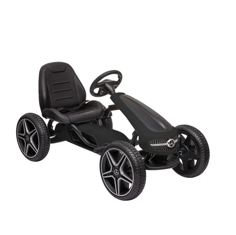 Педальний карт HECHT MERCEDES BENZ GO KART BLACK, для дітей від 3 до 7 років, навантаження 25 кг