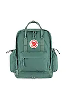 Urbanshop com ua Рюкзак Fjallraven Kanken Outlong колір бірюзовий великий з аплікацією F23200251 РОЗМІРИ