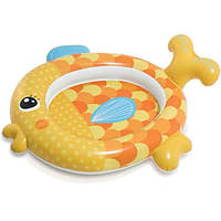 Детский надувной бассейн Золотая рыбка 57111 с ремкомплектом в наборе Nestore Дитячий надувний басейн Золота