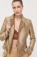 Urbanshop com ua Куртка Guess жіноча колір коричневий перехідна РОЗМІРИ ЗАПИТУЙТЕ