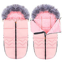 Детский конверт для коляски, санок, переносок и кроваток 4 в 1 Springos SB0022 Pink розового цвета лучшая цена