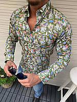 Мужская рубашка Dolce & Gabbana рубашка приталенная Nestore Рубашка чоловіча Dolce & Gabbana сорочка приталена