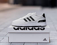 Мужские спортивные кроссовки Адидас спикан белый с черным Adidas Spican White Black Nestore Чоловічі спортивні