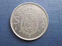 Монета 5 песет Испания 1989