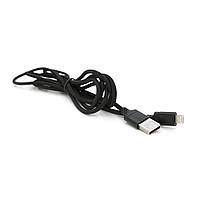 Кабель iKAKU KSC-698 XIANGSU Smart fast charging data cable for iphone, Black, длина 2м, BOX l