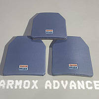 Комплект бронеплит для плитоноски 4 класс Armox 600T 6мм 25x30см (3.5кг)