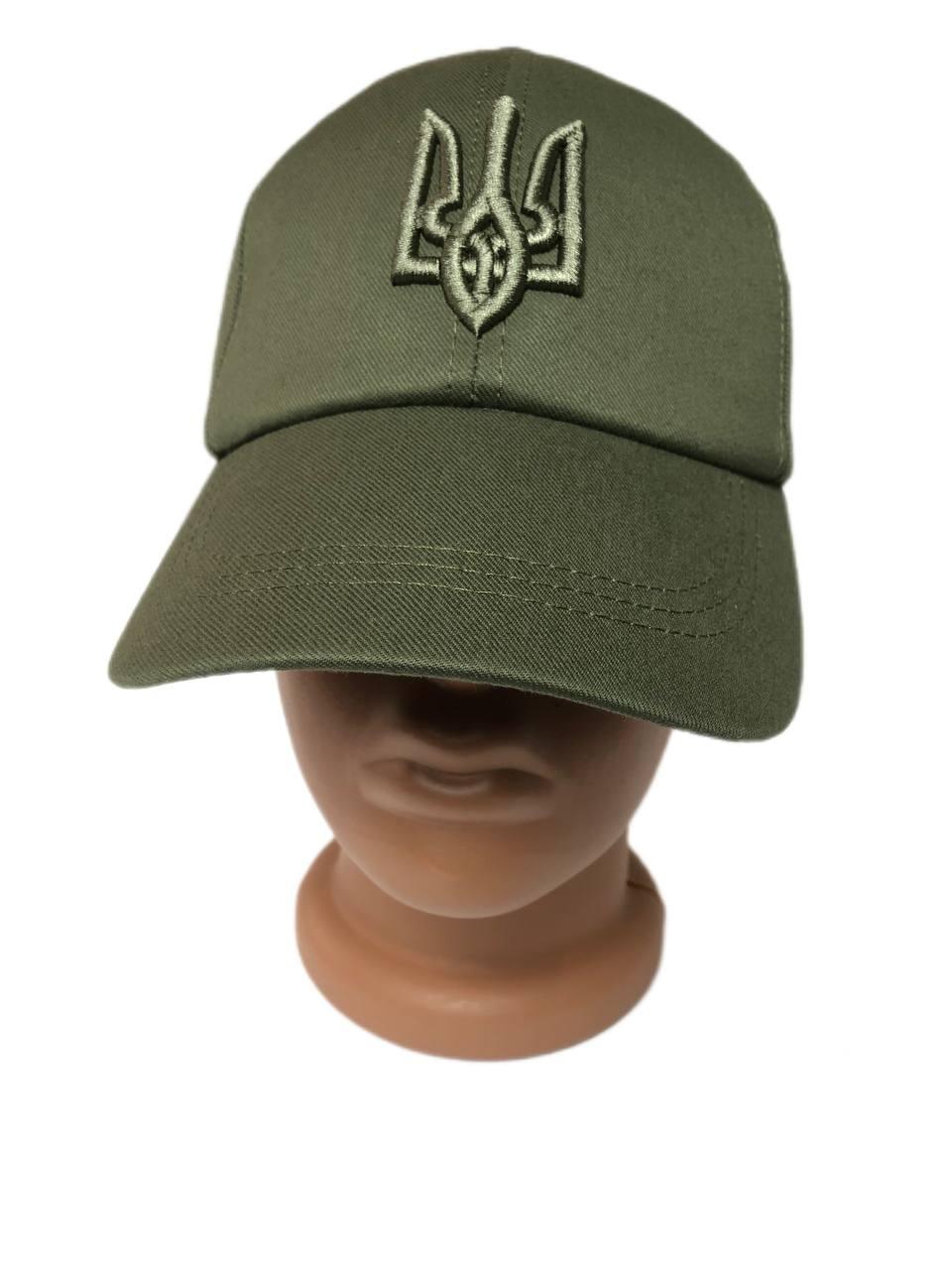 Кепка тактическая олива, кепка военная, кепка с гербом - фото 1 - id-p2179821093