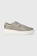 Urbanshop com ua Шкіряні кросівки Tommy Hilfiger POINTY COURT SNEAKER колір сірий FW0FW07460 РОЗМІРИ ЗАПИТУЙТЕ