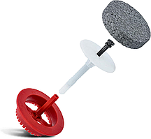 Фреза для пінопласту коронка заглушки під дюбель на шуруповерт утеплення фасаду діаметр 67 мм глибина 20мм червона або синя Польща