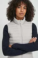 Urbanshop com ua Пухова безрукавка Calvin Klein жіночий колір сірий перехідний РОЗМІРИ ЗАПИТУЙТЕ