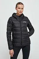 Urbanshop com ua Куртка adidas TERREX OUTDOOR жіноча колір чорний РОЗМІРИ ЗАПИТУЙТЕ