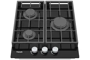 Газова варильна поверхня Fabiano FHG 8453 VGH Black Glass