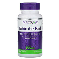 Кора йохимбе Natrol "Yohimbe Bark" 500 мг, 90 капсул