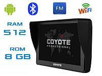 GPS навигатор COYOTE 812 TORR 512mb 8Gb Андроид 6 с картами навигации