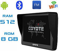 GPS навигатор COYOTE 812 TORR 512/8gb Rom Андроид С картами навигации