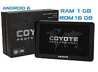 GPS навигатор COYOTE 820 TORR PRO 1Gb/16Gb на Андроид с картами Европы