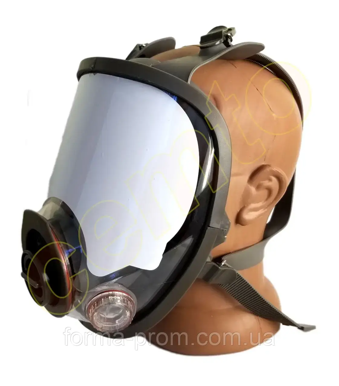 Маска повнолицьова панорамна до протигазу з фільтром BLS 425 - ABEK2P3 R комбинированный, фото 1