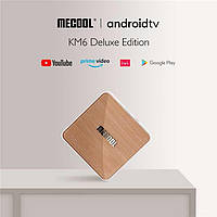 Новая настроенная андроид смарт приставка Mecool KM6 Deluxe 4/32