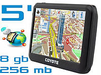 GPS навигатор COYOTE 556 MATE PRO 5&#x27, RAM 256 mb ROM 8Gb с картами 2022