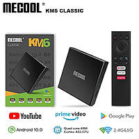 Новая настроенная андроид ТВ смарт приставка Mecool KM6 Classic 2/16