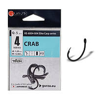 Крючки карповые Gurza Crab PTF №4 (EU), 5 шт в упаковке