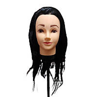 Голова-манекен с искусственными волосами GLV-00A