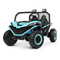 Детский электромобиль Джип Bambi Racer M 4969EBLR-4 (24V) Синий Nestore Дитячий електромобіль Джип Bambi Racer